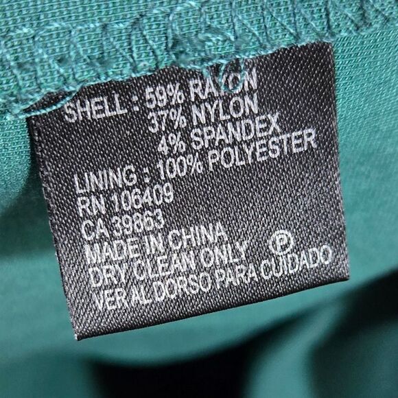 Antonio Melani Meria Ivy Green Knit Dress Churchill Downs Kentucky Derby Sheath - Picture 4 of 8